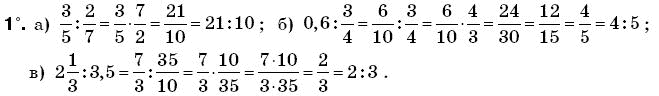 Математика 6 клас Г. Бевз, В. Бевз Вариант 1