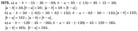 Математика 6 клас Янченко Г., Кравчук В. Задание 1075