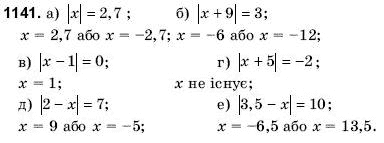 Математика 6 клас Янченко Г., Кравчук В. Задание 1141