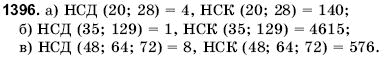 Математика 6 клас Янченко Г., Кравчук В. Задание 1396
