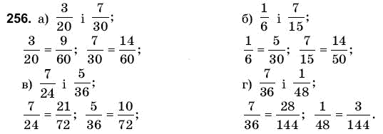 Математика 6 клас Янченко Г., Кравчук В. Задание 257