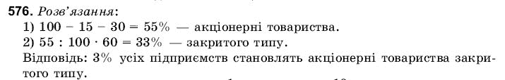 Математика 6 клас Янченко Г., Кравчук В. Задание 576