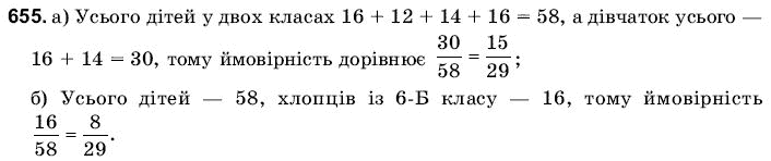 Математика 6 клас Янченко Г., Кравчук В. Задание 655