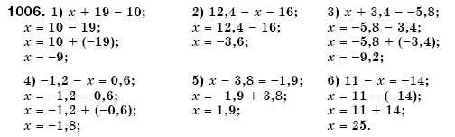 Математика 6 класс (для русских школ) Мерзляк А., Полонский В., Якир М. Задание 1006