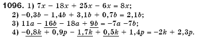 Математика 6 класс (для русских школ) Мерзляк А., Полонский В., Якир М. Задание 1096