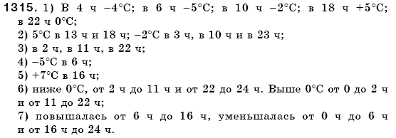 Математика 6 класс (для русских школ) Мерзляк А., Полонский В., Якир М. Задание 1315