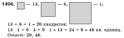 Математика 6 класс (для русских школ) Бевз В., Бевз Г. Задание 1496