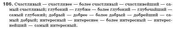 Русский язык 6 класс Михайловская Г.А., Пашковская Н.А., Корсаков В.А., Барабашова Е.В. Задание 186