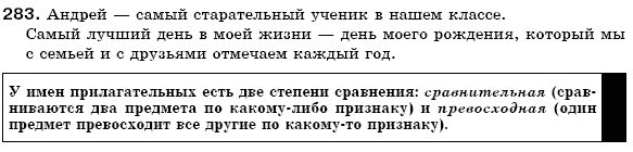 Русский язык 6 класс Гудзик И., Корсаков В. Задание 283