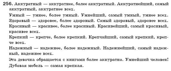 Русский язык 6 класс Пашковская Н., Гудзик И., Корсаков В. (Пашківська Н.А.) Задание 256