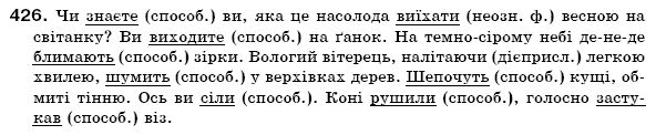 Українська мова 6 клас (для русских школ) А. Ворон, В. Солопенко Задание 426