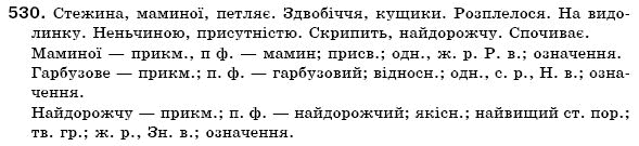 Українська мова 6 клас (для русских школ) А. Ворон, В. Солопенко Задание 530