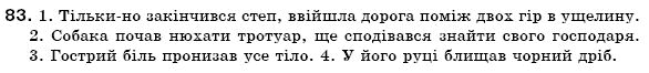 Українська мова 6 клас (для русских школ) А. Ворон, В. Солопенко Задание 83