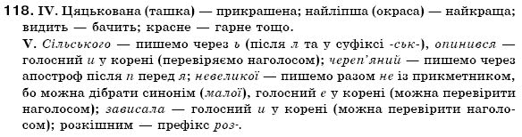 Українська мова 6 клас (для русских школ) Н. Бондаренко, А. Ярмолюк Задание 118