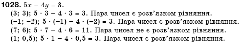 Алгебра 7 клас Кравчук В.Р., Янченко Г.М. Задание 1028