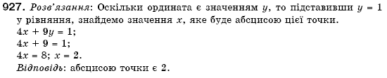 Алгебра 7 клас Кравчук В.Р., Янченко Г.М. Задание 927