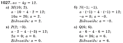 Алгебра 7 клас Бевз Г.П., Бевз В.Г. Задание 1027