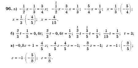Алгебра 7 клас Бевз Г.П., Бевз В.Г. Задание 96