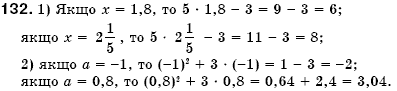 Алгебра 7 клас Iстер О.С. Задание 132