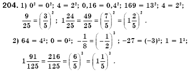 Алгебра 7 клас Iстер О.С. Задание 204