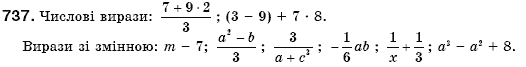 Алгебра 7 клас Iстер О.С. Задание 737