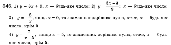 Алгебра 7 клас Iстер О.С. Задание 846