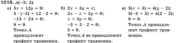 Алгебра 7 класс (для русских школ) Бевз Г.П., Бевз В.Г. Задание 1018