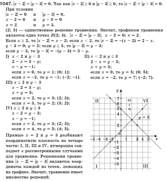 Алгебра 7 класс (для русских школ) Бевз Г.П., Бевз В.Г. Задание 1047