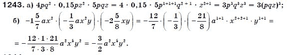 Алгебра 7 класс (для русских школ) Бевз Г.П., Бевз В.Г. Задание 1243