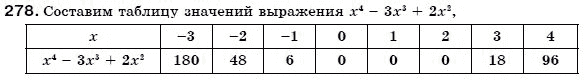Алгебра 7 класс (для русских школ) Бевз Г.П., Бевз В.Г. Задание 278