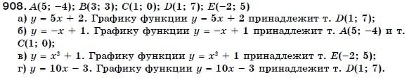 Алгебра 7 класс (для русских школ) Бевз Г.П., Бевз В.Г. Задание 908
