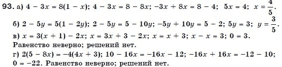 Алгебра 7 класс (для русских школ) Бевз Г.П., Бевз В.Г. Задание 93