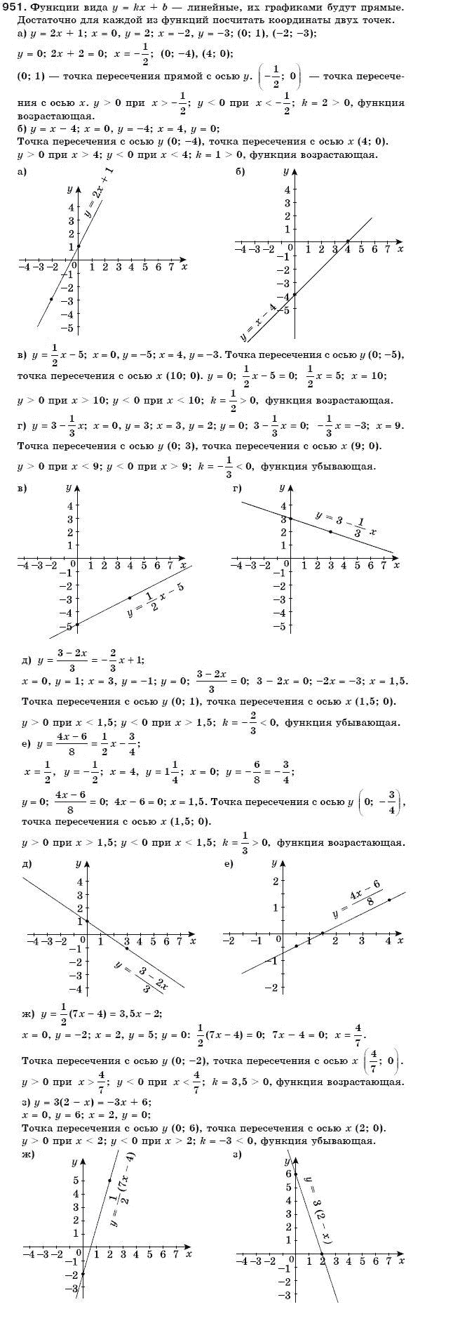 Алгебра 7 класс (для русских школ) Бевз Г.П., Бевз В.Г. Задание 951