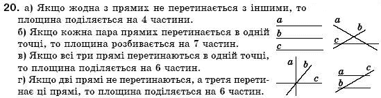 Геометрiя 7 клас Бевз Г.П., Бевз В.Г., Владiмiрова Н.Г. Задание 20