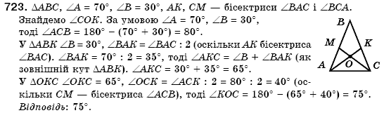 Геометрiя 7 клас Бевз Г.П., Бевз В.Г., Владiмiрова Н.Г. Задание 723