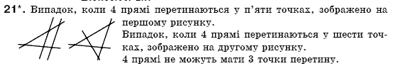 Геометрiя 7 клас Бурда М.И., Тарасенкова Н.А. Задание 21