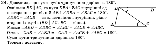 Геометрiя 7 клас Бурда М.И., Тарасенкова Н.А. Задание 24