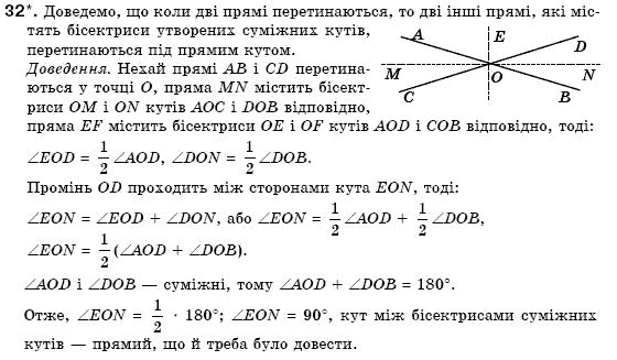 Геометрiя 7 клас Бурда М.И., Тарасенкова Н.А. Задание 32