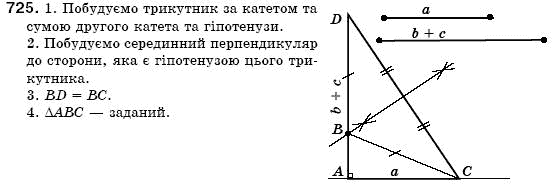 Геометрiя 7 клас Iстер О.С. Задание 725