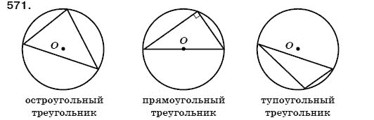 Геометрия 7 класс (для русских школ) Бевз Г. и др. Задание 571
