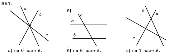 Геометрия 7 класс (для русских школ) Бевз Г. и др. Задание 651