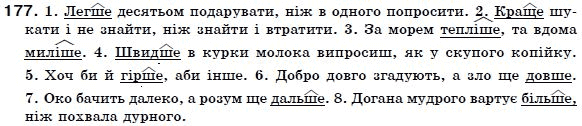 Українська мова 7 клас Ворон, Солопенко Задание 177
