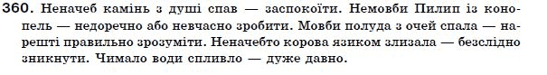 Українська мова 7 клас Ворон, Солопенко Задание 360