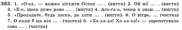 Українська мова 7 клас Ворон, Солопенко Задание 383