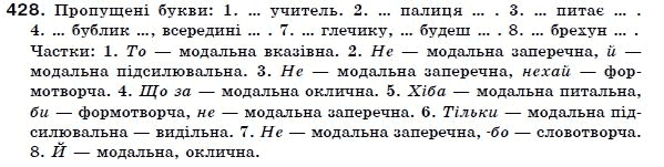 Українська мова 7 клас Ворон, Солопенко Задание 428