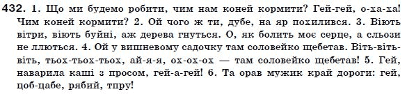 Українська мова 7 клас Ворон, Солопенко Задание 432