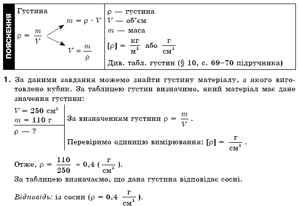 Фiзика 7 клас Божинова Ф.Я., Кiрюхiн М.М., Кiрюхiна О.О. Задание 1