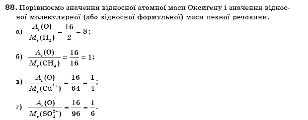Хiмiя 7 класс П.П. Попель, Л.С. Крикля Задание 88