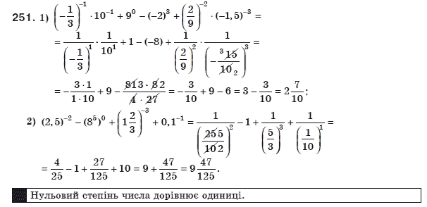 Алгебра 8 клас Мерзляк А., Полонський В., Якiр М. Задание 251