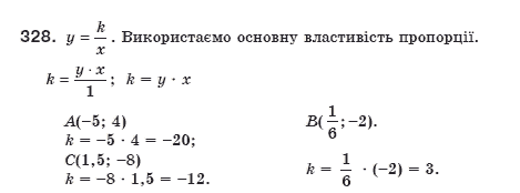Алгебра 8 клас Мерзляк А., Полонський В., Якiр М. Задание 328
